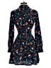 Zara Basic 100% Polyester Floral Blue Casual Dress Size XS - photo 2