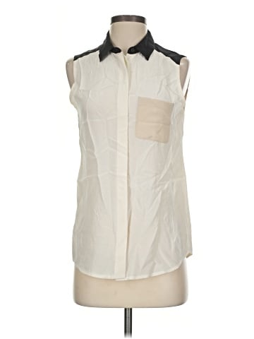 Judith & Charles Sleeveless Button-Down Shirt (view 1)