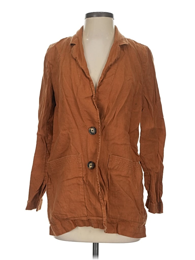 Pre-owned Madewell Blazer Jacket In Brown