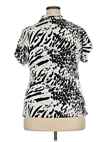 Jones New York Signature Short Sleeve Blouse (view 2)