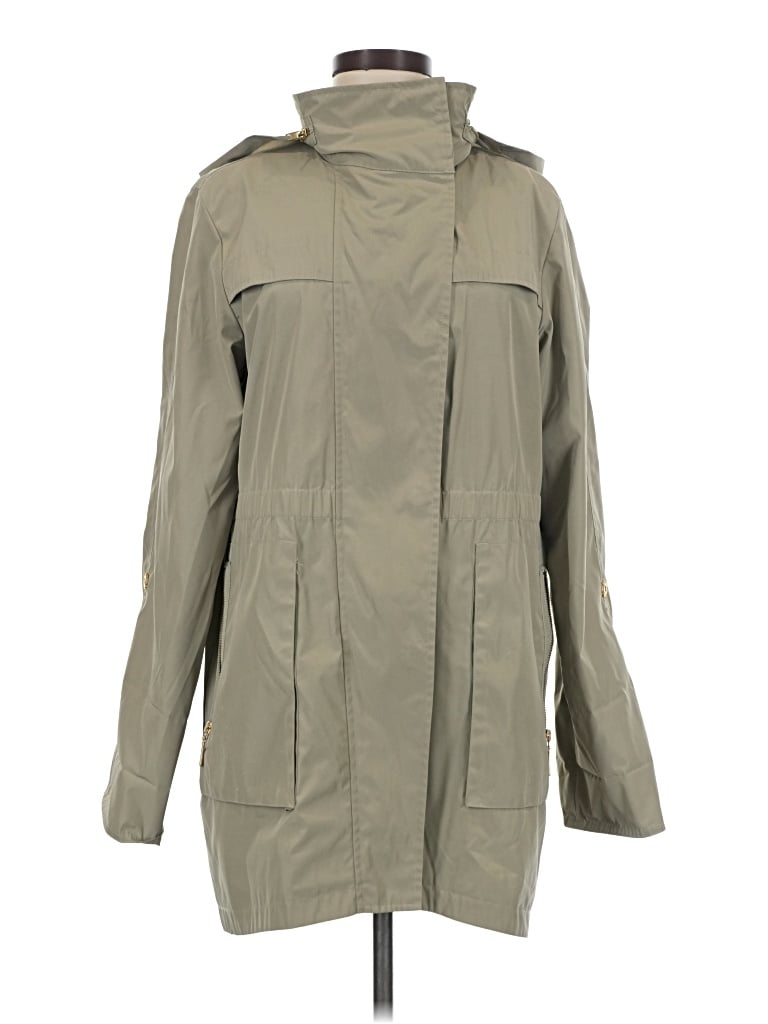Pre-owned Gallery Raincoat In Green