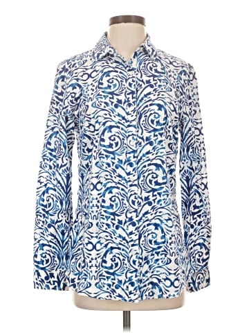 J. McLaughlin Long Sleeve Button-Down Shirt (view 1)