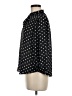 Grace 100% Polyester Polka Dots Black 3/4 Sleeve Blouse Size M - photo 5