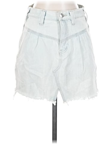 We the Free Denim Skirt (view 1)