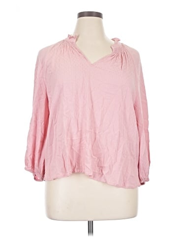 Caslon 3/4 Sleeve Blouse (view 1)