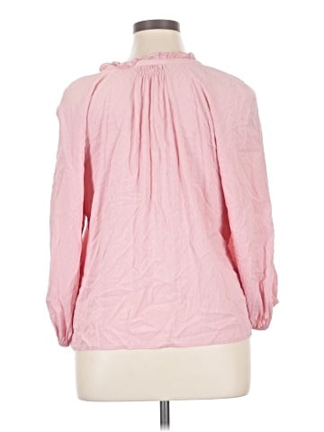 Caslon 3/4 Sleeve Blouse (view 2)