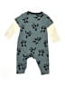 Tea 100% Cotton Graphic Teal Long Sleeve Onesie Size 3-6 mo - photo 2