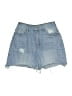 Shein Blue Denim Shorts Size 27 waist - photo 1