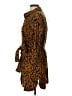 Future Collective 100% Cotton Animal Print Brown Orange Coat Size 10 - photo 5