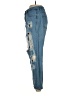 Shein 100% Cotton Hearts Blue Jeans Size 4 - photo 5