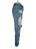 Shein 100% Cotton Hearts Blue Jeans Size 4 - photo 4