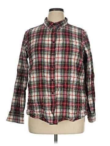 L.L.Bean Long Sleeve Button-Down Shirt (view 1)