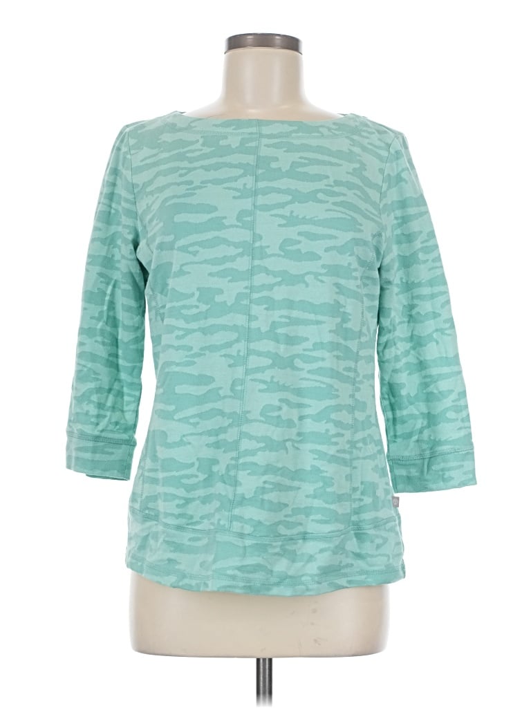 Pre-owned T By Talbots Sweatshirt In Teal