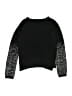 Love Print Black Pullover Sweater Size L (youth) - photo 2