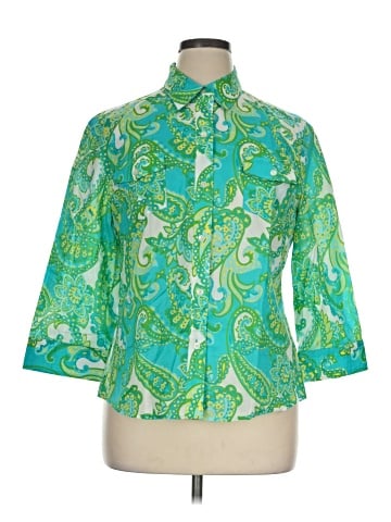 Jones New York Signature 3/4 Sleeve Blouse (view 1)