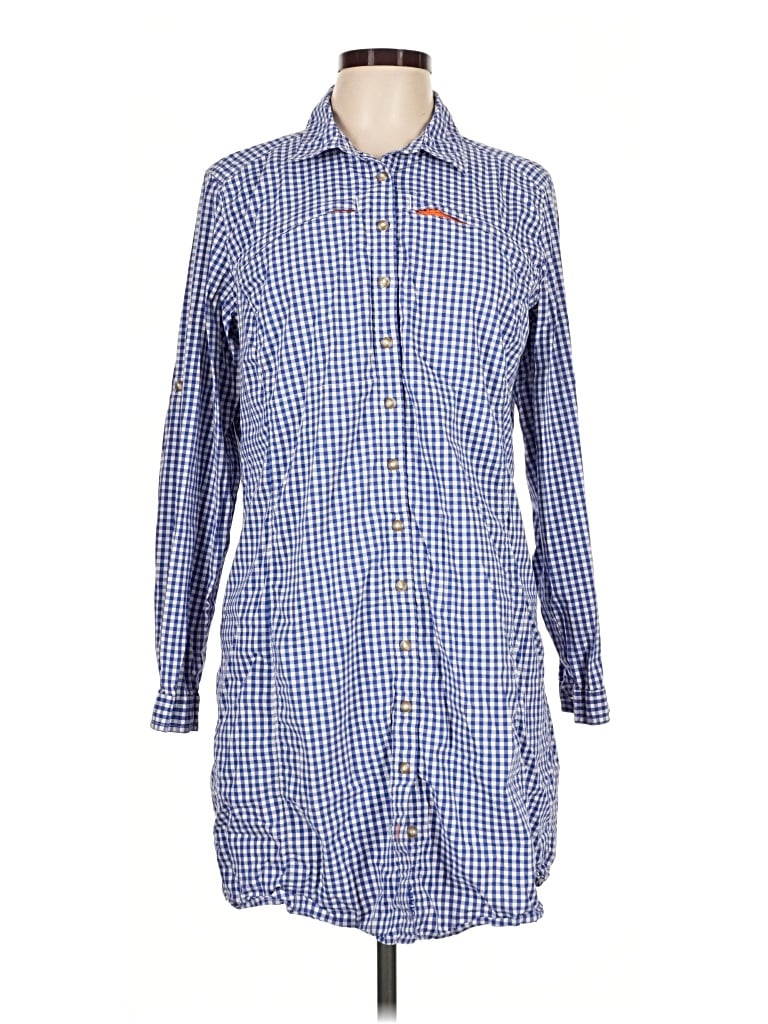 Pre-owned Orvis Long Sleeve Button Down Shirt In Blue
