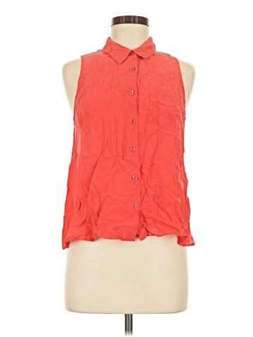 Equipment Sleeveless Button-Down Shirt (view 1)