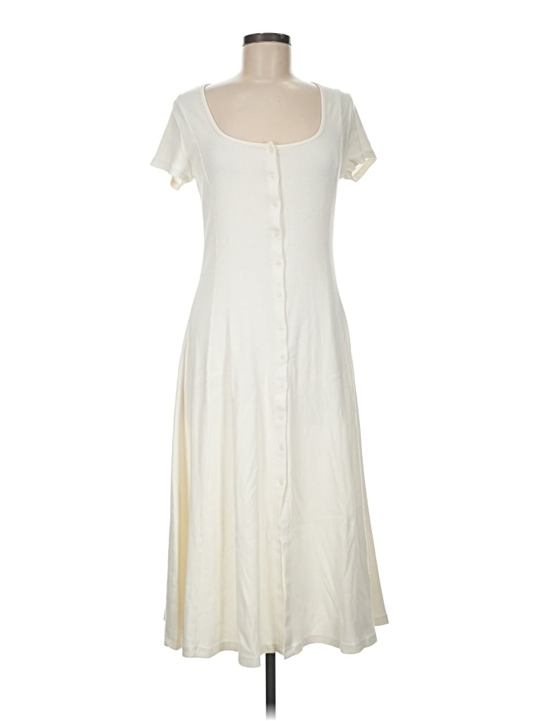 Pre-owned Universal Thread Casual Dress In Ivory