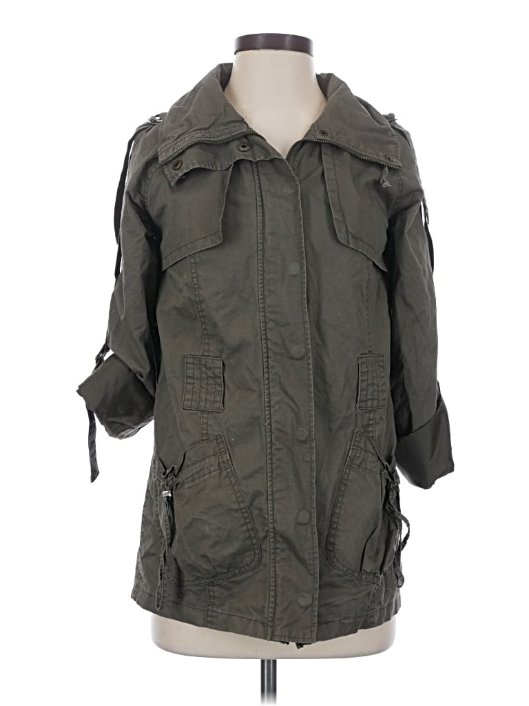 Pre-owned Forever 21 Jacket In Green