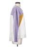 Saturday Sunday Color Block Purple Pullover Sweater Size XS - photo 4