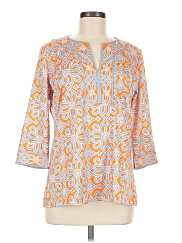 Gretchen Scott Designs 3/4 Sleeve Blouse (view 1)