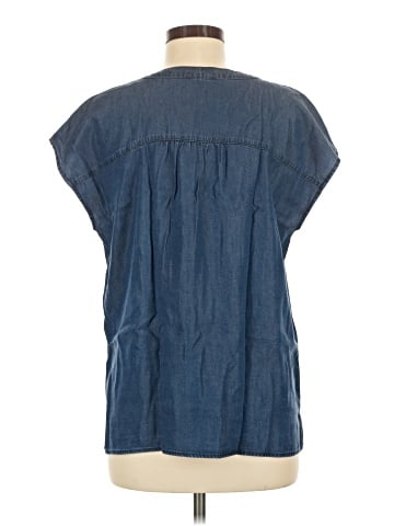 Jones New York Signature Short Sleeve Blouse (view 2)