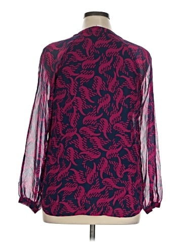 Diane von Furstenberg Long Sleeve Blouse (view 2)