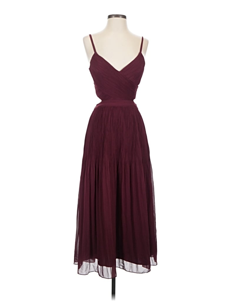 Pre-owned Ali & Jay Cocktail Dress In Burgundy