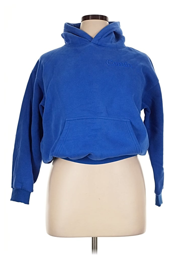 Pre-owned Comfrt Pullover Hoodie In Blue