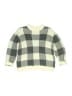 Zara Checkered-gingham Ivory Pullover Sweater Size 3 - 4 - photo 1