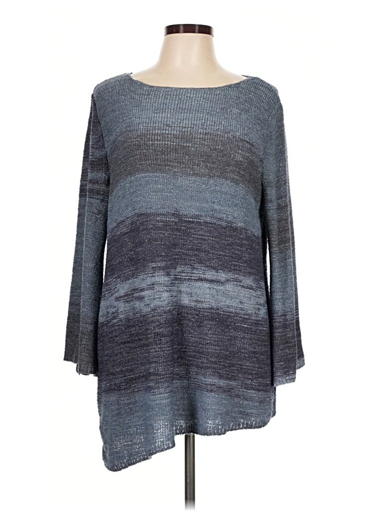 Pre-owned Dana Buchman Pullover Sweater In Blue