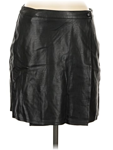 Reserved Faux Leather Skirt (view 1)