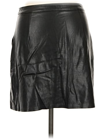 Reserved Faux Leather Skirt (view 2)