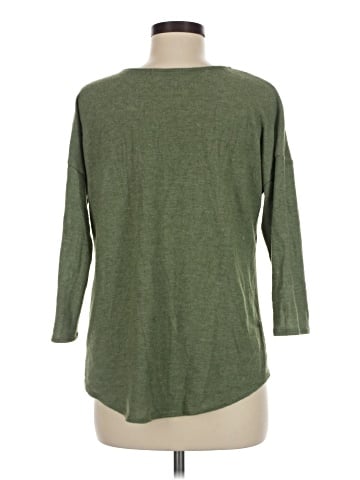 Green Envelope 3/4 Sleeve Top (view 2)