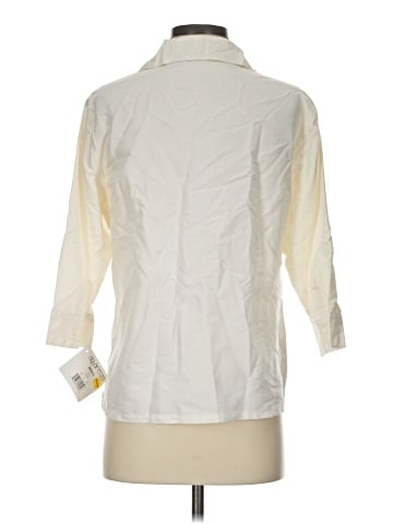 Apparenza 3/4 Sleeve Button-Down Shirt (view 2)