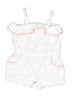 Janie and Jack White Overalls Size 6-12 mo - photo 1