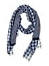 Unbranded Checkered-gingham Blue Scarf One size - photo 1