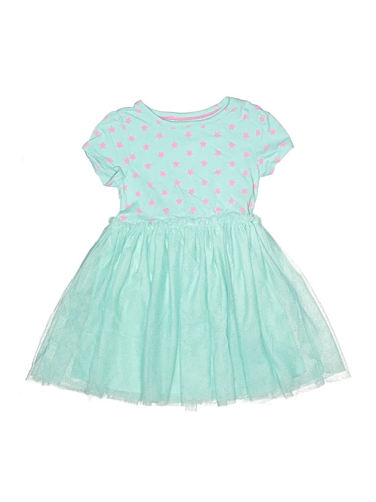 Pre-owned Epic Threads Kids' Dress In Teal