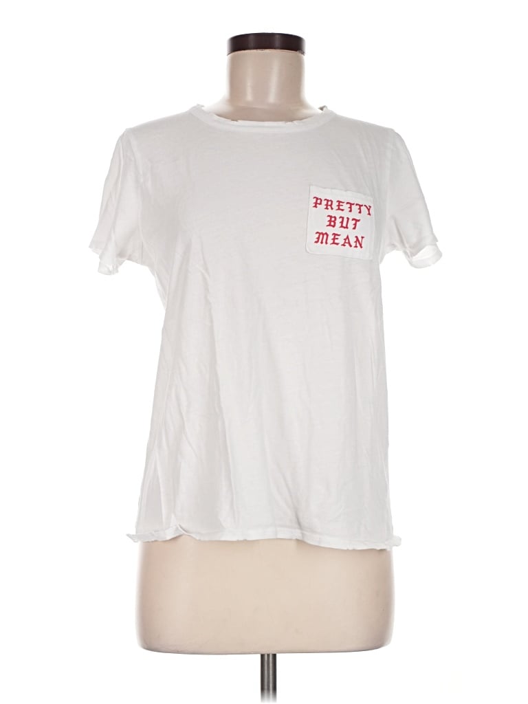 Pre-owned Chaser Short Sleeve T-shirt In White