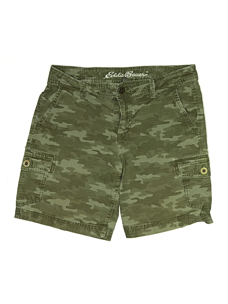 Pre-owned Eddie Bauer Cargo Shorts In Green