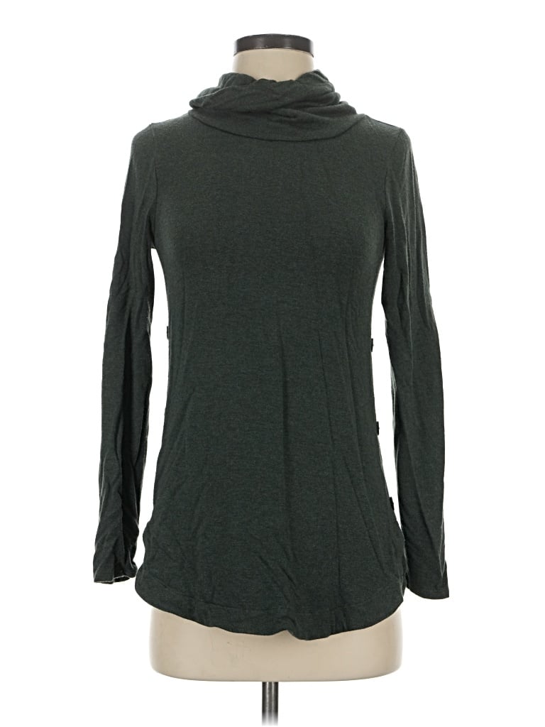 Pre-owned Magnolia Grace Long Sleeve Turtleneck In Green