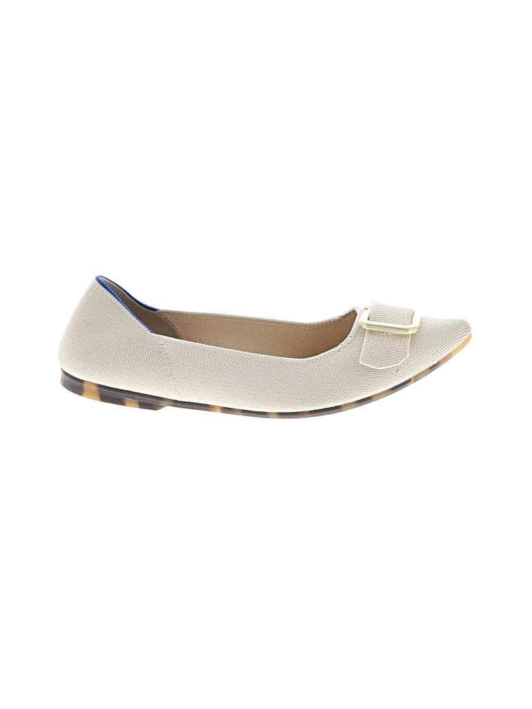 Pre-owned Rothys Flats In Ivory