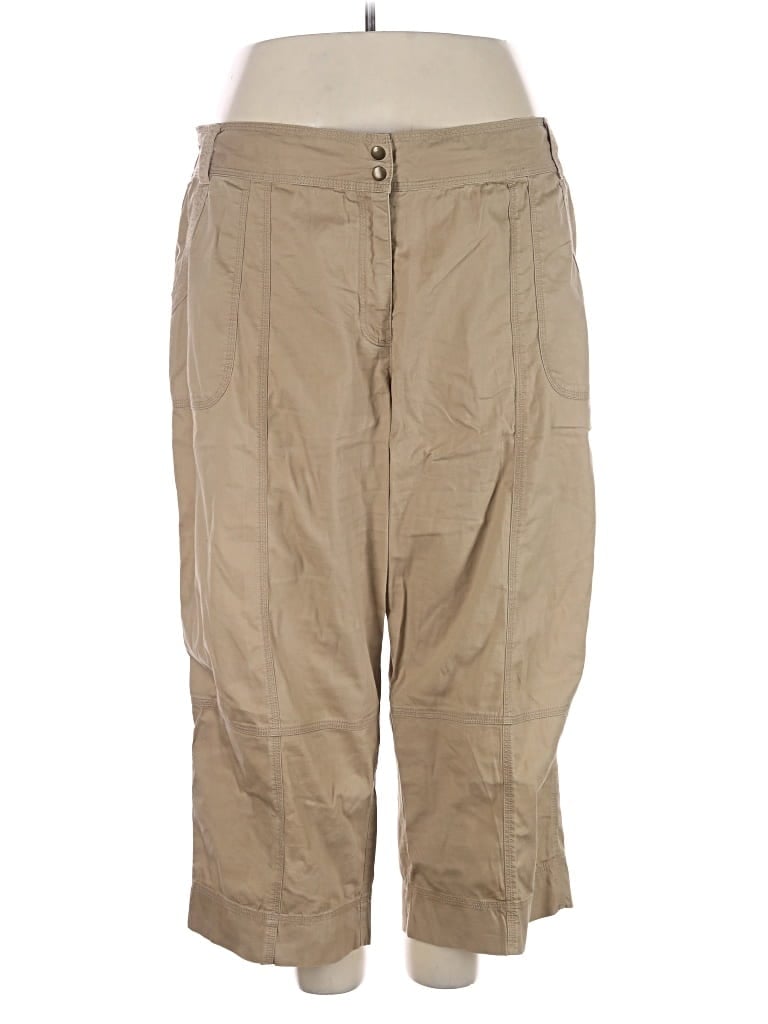 Pre-owned Kate Hill Khaki Pant In Tan