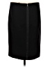 T Tahari Houndstooth Black Formal Skirt Size 8 - photo 2