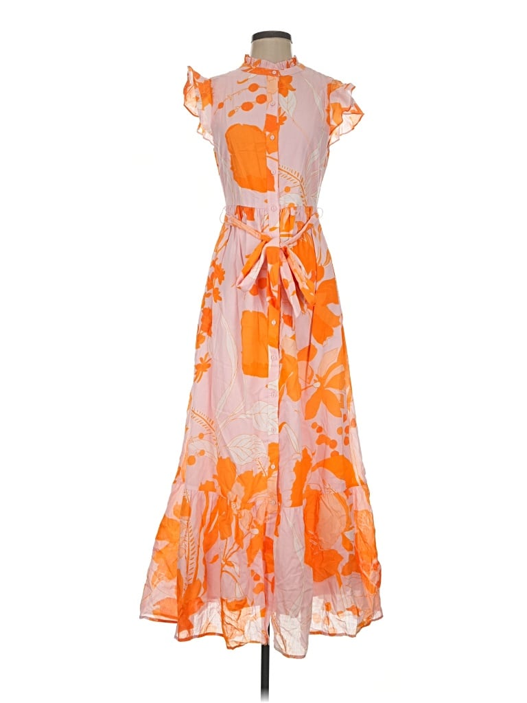 Pre-owned Sugarlips Casual Dress In Orange