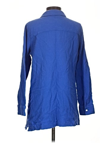 Soft Surroundings 3/4 Sleeve Button-Down Shirt (view 2)