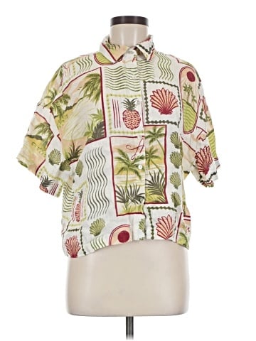 C&C California Short Sleeve Blouse (view 1)