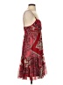 ABS Allen Schwartz 100% Polyester Paisley Red Cocktail Dress Size 4 - photo 4