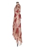 Blue Rain 100% Polyester Paisley Red Cocktail Dress Size M - photo 5