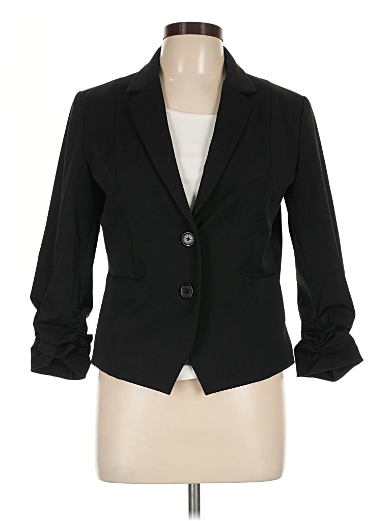 Pre-owned Express Blazer Jacket In Black